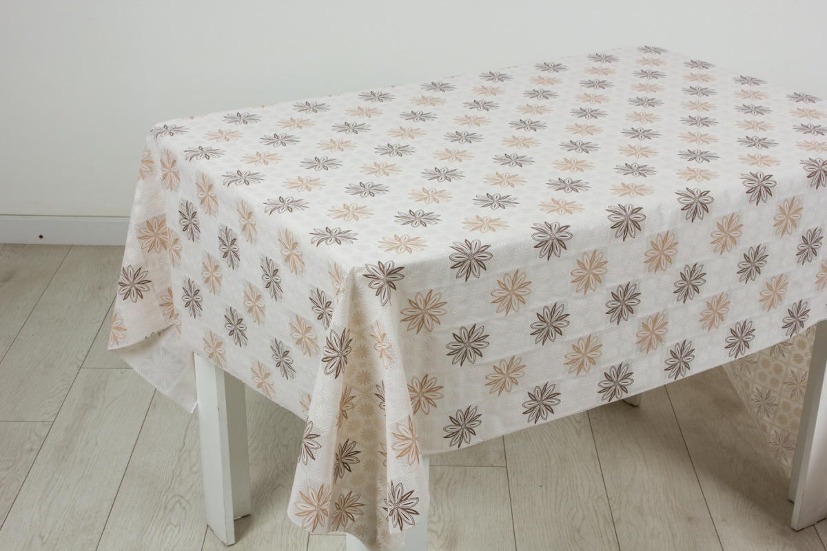 Клеенка Lace Print 137 см, LSYH129M-6, беж.
