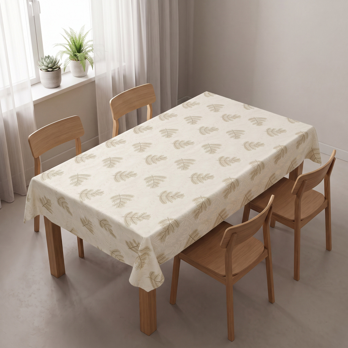 Клеенка Lace Print 137 см, JL052MJ-1, беж. с блестками