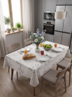 Клеенка Аурум Колор, 137 см, JR81948-5, Серебряные цветы