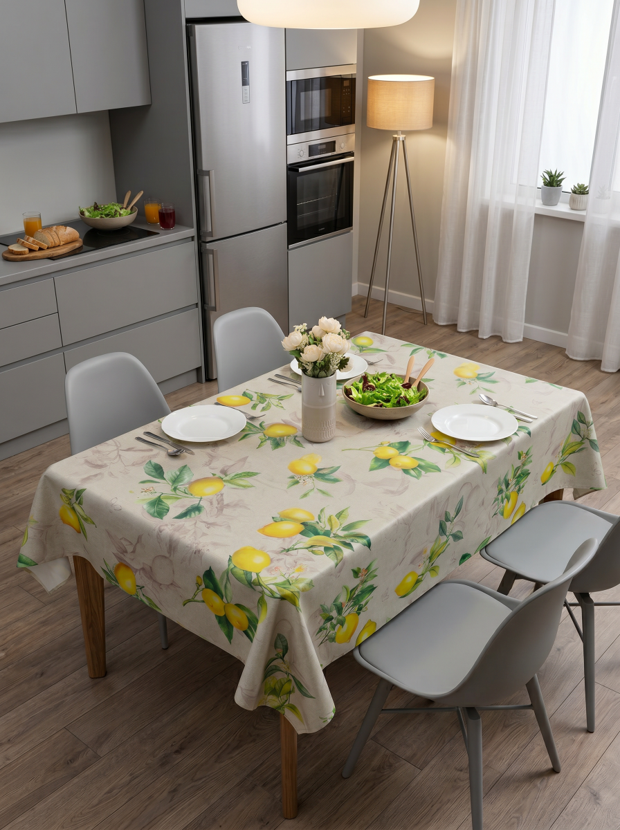 Клеенка Алегра, 137 см, PW195-R828-1-2, Лимончелло 