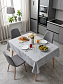Клеенка Flora 140 см арт. LBZ-81280F1 SILVER Геометрия бланко
