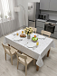 Клеенка Chic & Charme 140 см арт. 344/9 Георгины бел.