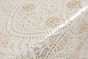 Клеенка Lace Premium 137 см, TJL137MJ-3, беж. с блестками 
